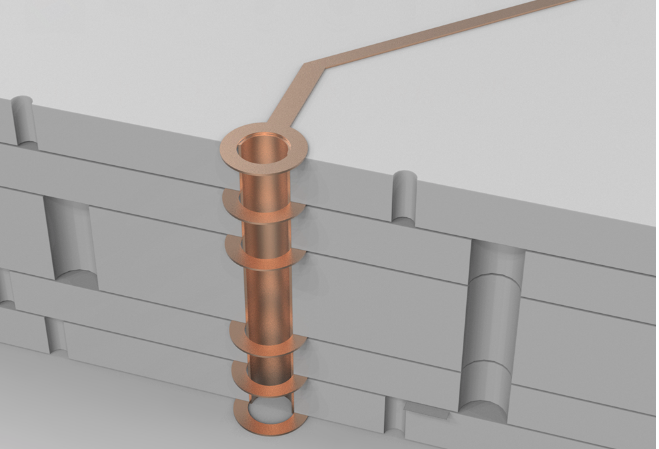 delikli PCB